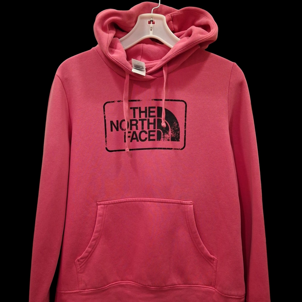 The North Face Pink Pullover Sweatshirt with Hood